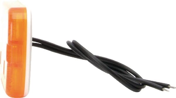 LED-markeringslampa, rektangulär, 12/24V med kabel Kramp LA30110