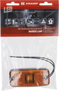 Miniatyrbillede 4 af 6: LED-markeringslampe, rektangulær, 12/24V med kabel og beslag Kramp LA30128