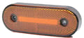 Miniatyrbillede 4 af 7: LED-markeringslampe, med indikator, rektangulær, 12-24V, 115,3x41,3x20 mm, Kramp LA30155IND