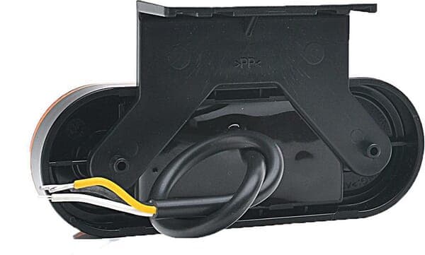 LED-markeringslampe, med indikator, rektangulær, 12-24V, 115,3x41,3x20 mm, Kramp LA30155IND