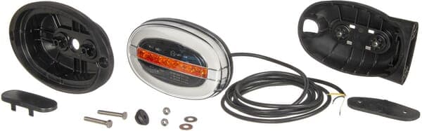 LED frontkombinationslampe, oval, 12-24V 136,4x91x40 mm Kramp LA80036