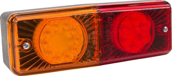 LED-bakljuskombination, rektangulär, 12/24V 5-polig Kramp LA40016
