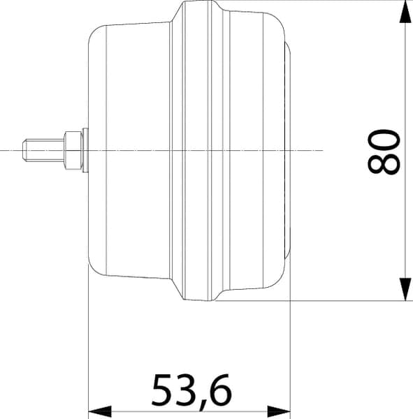 LED-baglygte, venstre rektangulær, 12/24V rød/orange 205x53,6x80 mm gopart LA45007