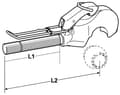 Miniatyrbillede 5 af 5: Krogende af topforbindelsen, M36 x 3,0 kat. 2/2 L TL363022LKR