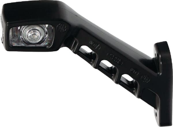 LED-markeringslygte, venstre 12/24V rød/transparent, til påskruning Waś 1400300101