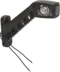 Miniatyrbillede 1 af 4: LED-markeringslygte, venstre 12/24V rød/transparent, til påskruning Waś 1400300101
