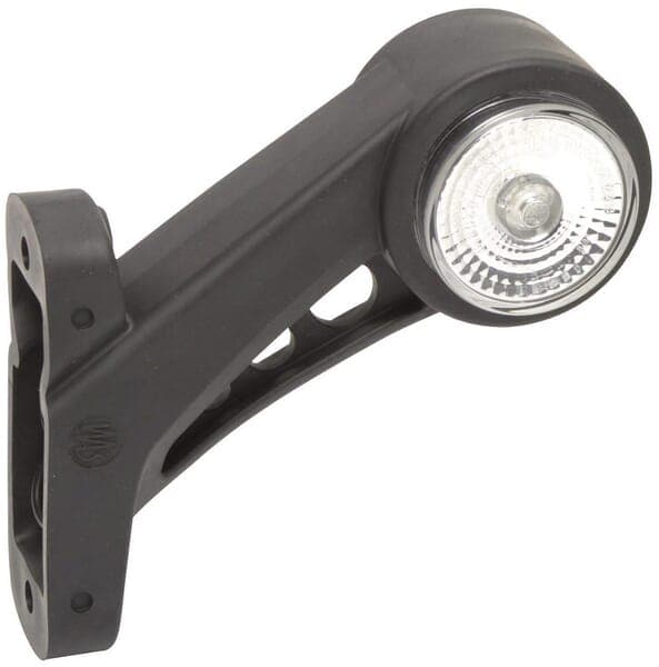 LED-markeringslampa, vänster, rund, 12/24V orange/röd/vit, skruvbar Waś 1400300581