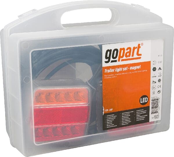 LED-baglygtesæt, magnetisk, 7,5m LA65013