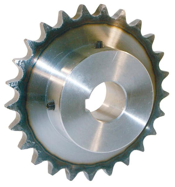 Enkelt 10-tands tandhjul 5/8" kæde 10 B-1 hul 20 mm Kramp SE581020