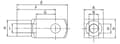 Miniatyrbillede 2 af 2: G16x64 gaffelhoved med G1664Z-beskyttelse