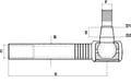 Miniatyrbillede 2 af 2: Styrestang SHP170KR
