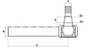 Miniatyrbillede 7 af 7: Styrestangsende SHP060KR