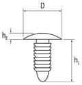 Miniatyrbillede 2 af 2: 5 mm trykstift KS468814