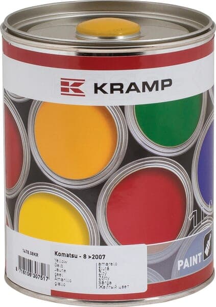 Färgmatchning för Komatsu-maskiner, gul från 08.2007 1 L 147808KR
