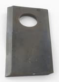 Miniatyrbillede 1 af 3: Roterende plæneklipperkniv venstre 105x48x4 mm ovalt hul 23,0x20,5 mm passer til Taarup KT5514200001