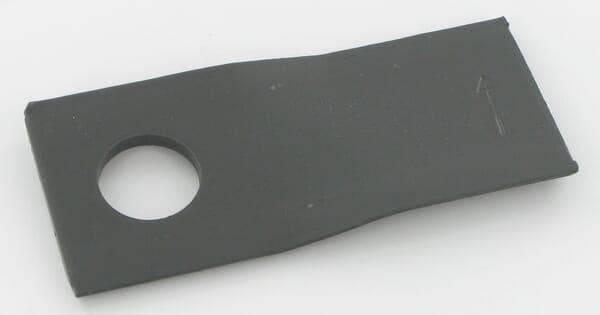 Roterende plæneklipperkniv venstre 105x48x4,3 mm hul Ø 20 mm rund passer til Kuhn K6801410