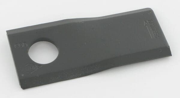 Roterende plæneklipperkniv venstre 105x48x4,3 mm hul Ø 20 mm rund passer til Kuhn K6801410