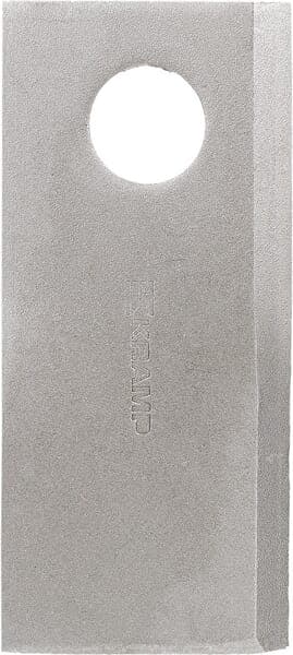 Roterende plæneklipperkniv venstre 107x48x4 mm hul Ø 18,50 mm rund passer til Vicon/PZ VN99361559KR