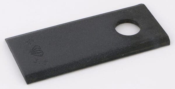 Roterende plæneklipperkniv venstre/højre 95x45x3,5 mm hul Ø 16,25 mm rund passer til Kuhn 56150010KR