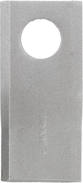 Højre rotorklipperkniv 88x40x3 mm hul Ø 19 mm rund passer til Welger 0982150900KR