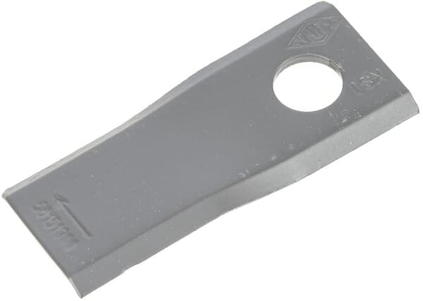 Roterende plæneklipperkniv højre 93x40x3 mm hul Ø 16,25 mm rund passer til Kuhn 56151300