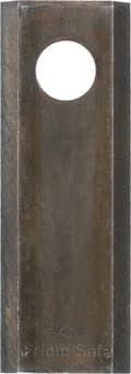 Miniatyrbillede 1 af 2: Roterende plæneklipperkniv, venstre 116x47x4 mm, hul Ø 20,5 mm K6804730