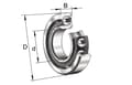 Miniatyrbillede 2 af 2: Sporkugleleje 45x85x19 mm INA/FAG 7209BJP