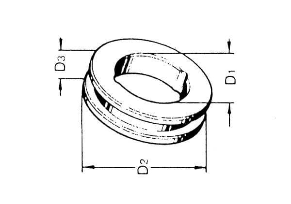 Walterscheid lejering, OV SC 15, fi-58 mm 1633110