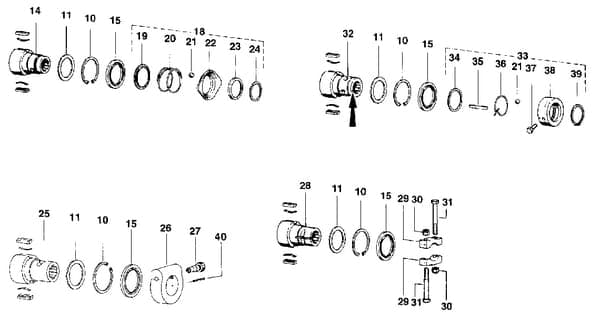 Koblingsdrevplade, FK96 + FK96/4 L 586042