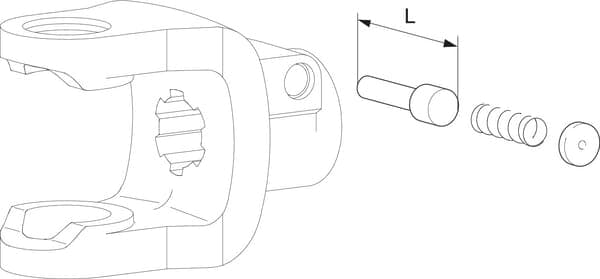 Gaffel reparationssæt, Walterscheid, 1 1/8 Z6, 1 3/8 Z6, 1 3/8 Z21 AG101