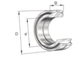 Miniatyrbillede 3 af 3: GE90DO2RSINA ledleje