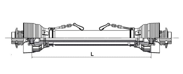 PTO-ledaksel 60 L=1010 mm gopart PTO60Y21T1010GP