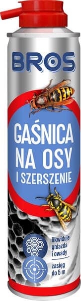 Brandslukker til hvepse og hvepse, Bros, 300ml 1594364