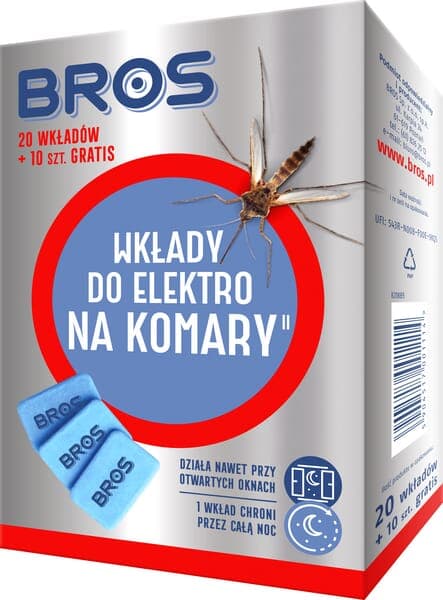 Sähköiset hyttyskarkotteet, 20 kpl. 1594011