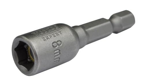 Topnøgle 10 mm, magnetisk til skruetrækker, blisterpakning [EKSPERT]