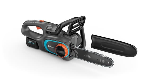 Gardena - Chainsaw PowerSaw 250/18V Ready-To-Use - Battery-Powered with 18V P4A Battery - 25 cm chain bar