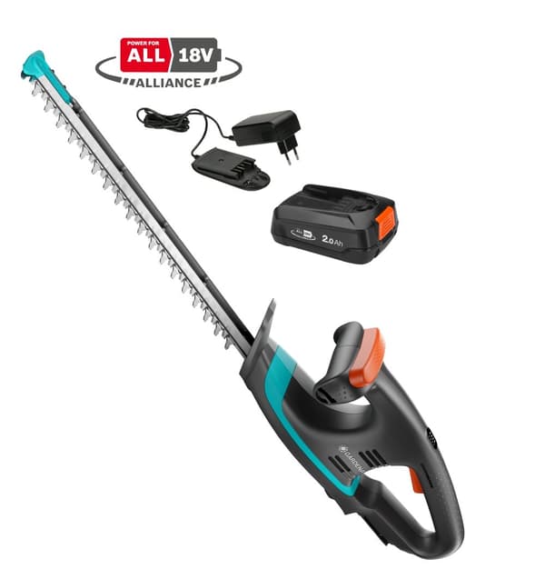 Gardena - Battery Hedge Trimmer EasyCut 40/18V P4A Ready-To-Use Set - 40 cm blade length