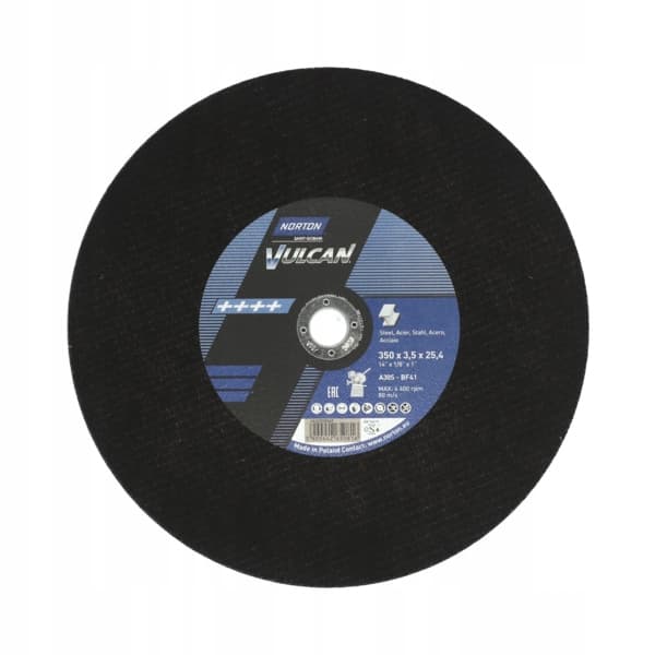NORTON VULCAN 350x25,4 mm metallkapskiva
