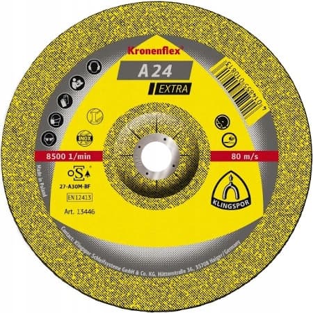 Slipskiva 125x6 KLINGSPOR A 24 EXTRA