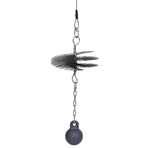 vidaXL Skorstein Børste Rund Diameter 15cm