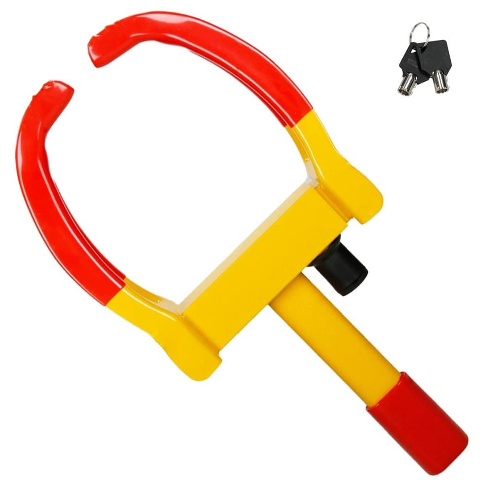 Hjul klemme Wheel Clamp tyverisikring startspærre Dæk klo Bil trailer