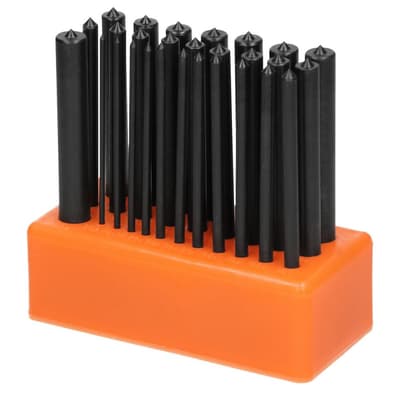 ECD Germany överföringsstansuppsättning - 28 st. - 2,4 - 13,4 mm 3/32 "- 1/2" - värmebehandlat legerat stål - gängstansset