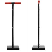 ECD Germany beton Stampfer Erdstampfer med gummieret T-håndtag - Bundplade 21x21cm - 12kg - H:80,5cm - stål-til komprimering-jord komprimator Stampfer