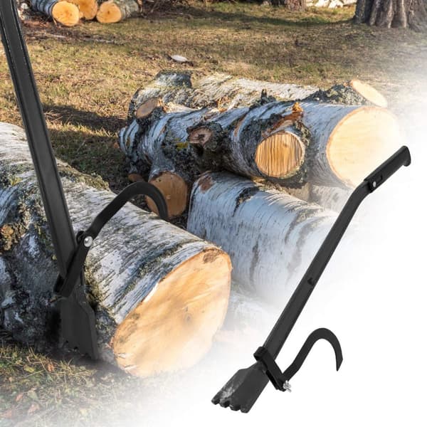 Breaking bar med drejestifter log turner drejningsvægtstang krog hjælp skovbrug fældning støtte 80 cm