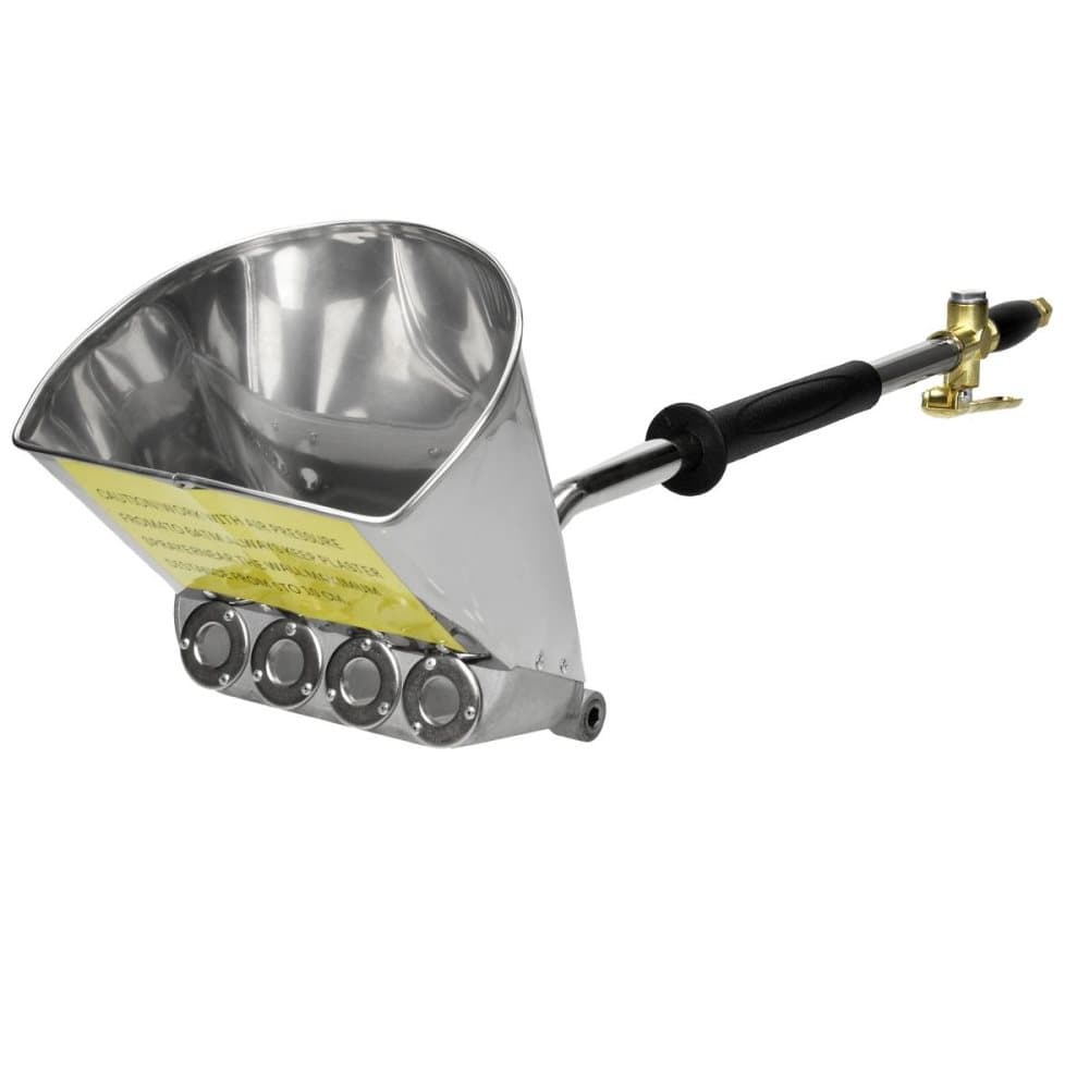 ECD Germany 4 munstycken tryckluftspistol - 86 cm - 1/2 "- cementmurbruk väggmurbruk sprutpistol gipsmaskin gips kastare pistol trattpistol