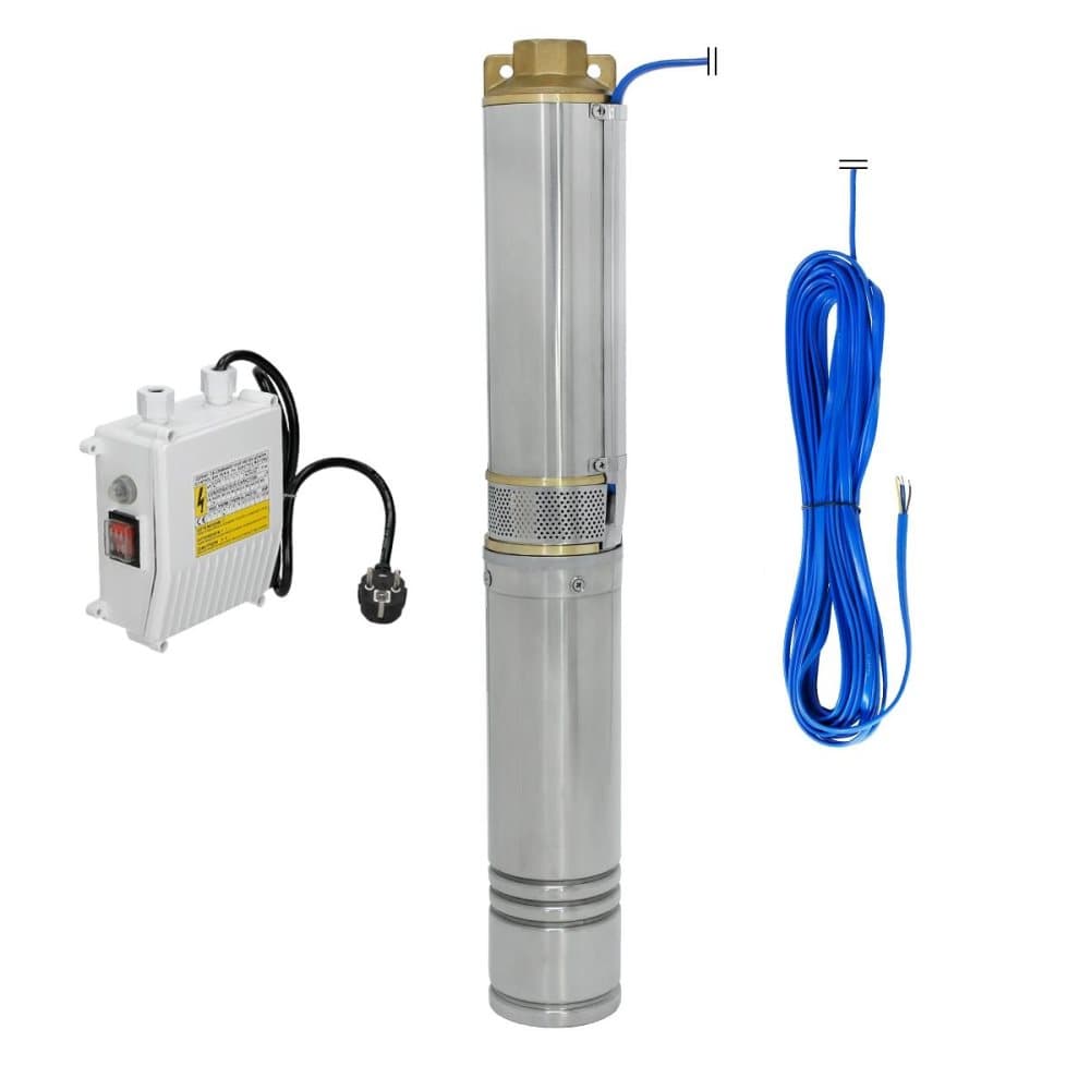 Dykpumpe godt pumpe dykpumpe rørpumpe 370 W 4000 l / h 3,4 bar