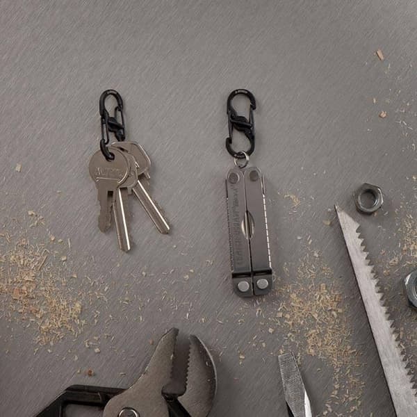 NITE IZE S-BINER MICROLOCK 2-PACK, s-karbin, nyckelring