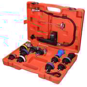 ECD Germany 18-TLG Kølesystem Tester Sprinking Apparater Controller Coolant Pump Tester Test COSE Komprimeret luftværktøj Universal Køler