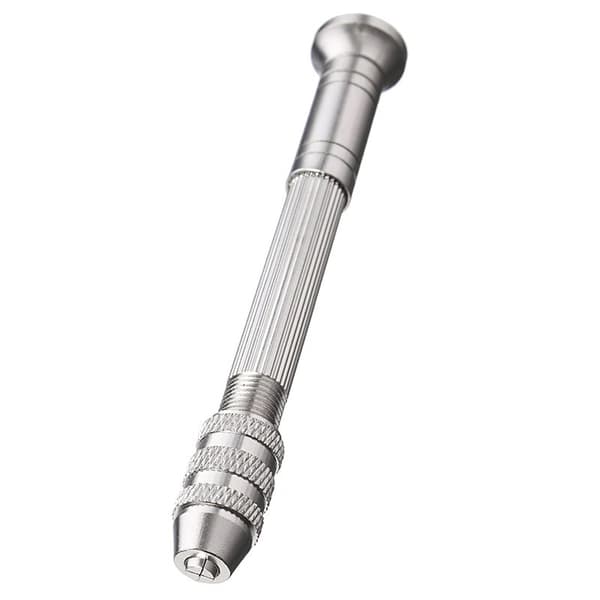 Handborr med 10 borrar från 0.8-3mm till hobby, pyssel, smycken