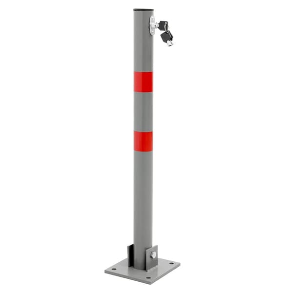 Parkering barrierer Sammenklappelig Folding indlæg Pullert Pullert 3-pak 70 cm rund